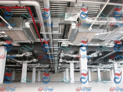 سیستم تهویه مطبوع در کارخانه